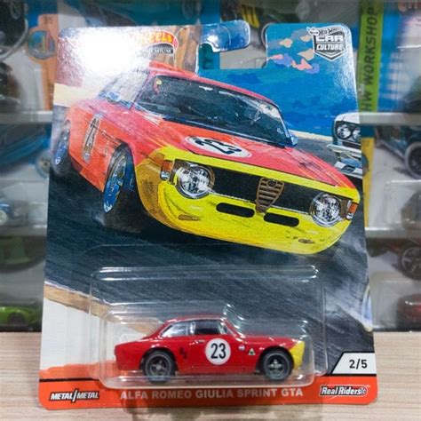 Jual Hot Wheels Alfa Romeo Giulia Sprint GTA Door Slammers Premium Shopee Indonesia