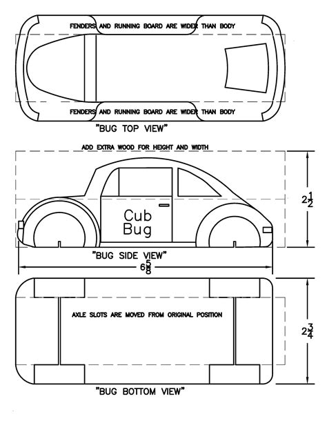 39 Awesome Pinewood Derby Car Designs And Templates Templatelab