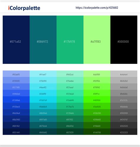 170+ Latest Color Schemes with Mint Green Color tone combinations ...