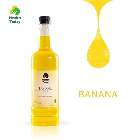 Jual Health Today Premium Banana Syrup Sirup Premium Rasa Pisang