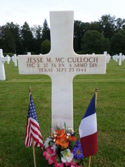 TEC5 Jesse Marion McCulloch 1912 1944 Mémorial Find a Grave