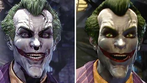 Batman Return To Arkham Remastered Comparison Side By Side Youtube