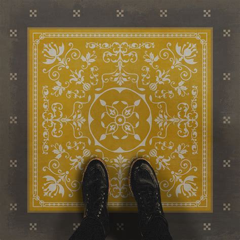 Vintage Vinyl Floorcloth Rug (Pattern 22 Alexander) – Hudson & Vine