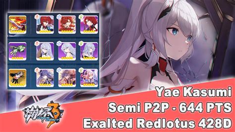 Honkai Impact 3 SEA Semi P2P Gear Exalted Redlotus 428D Yae