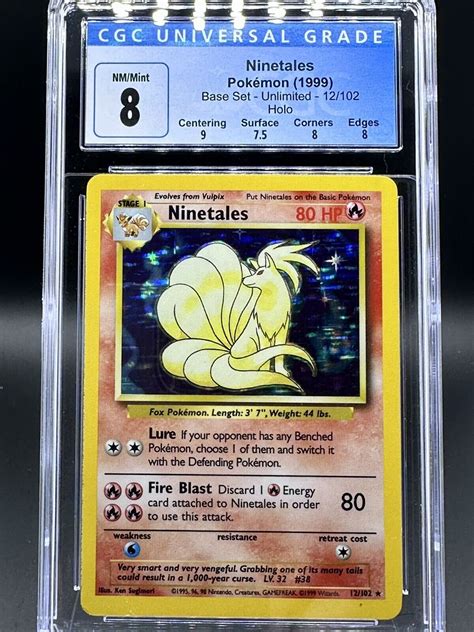 Mavin 🔥 1999 Rare Pokemon Holo Ninetales Non Shadowless 12102 Psa