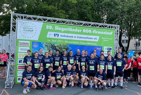 20 Siegerländer AOK Firmenlauf