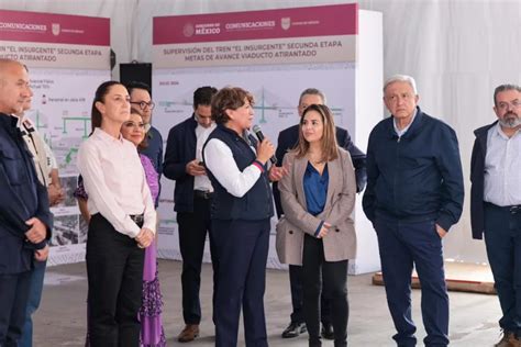 Amlo Y Claudia Sheinbaum Supervisan Avances En Obras De Movilidad Del