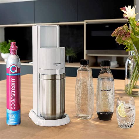 Machine Eau Gazeuse Sodastream Duo White Bouteilles