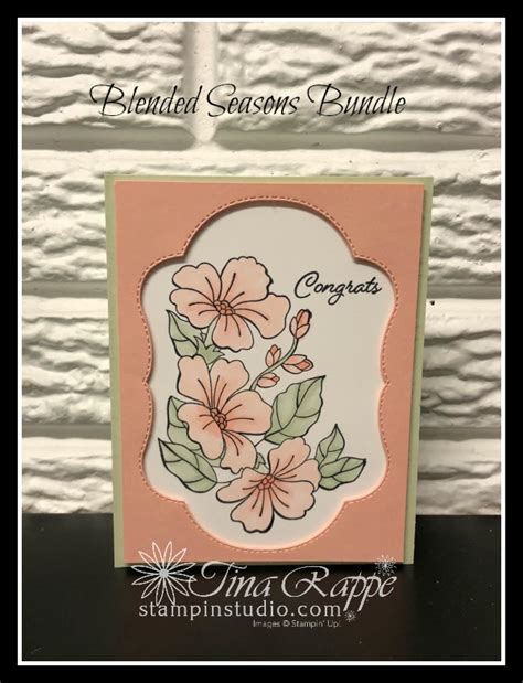 Blended Seasons Bundle With Flowers Stampin Studio