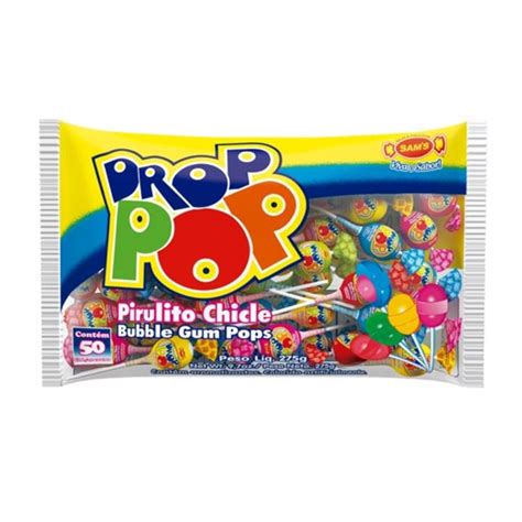 PIRULITO SAMS DROP POP 50UN Distribuidora Timbiras