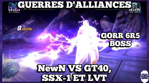 Les Guerres D Alliances Et Sur Mcoc Newn Vs Gt Ssx Et Lvt