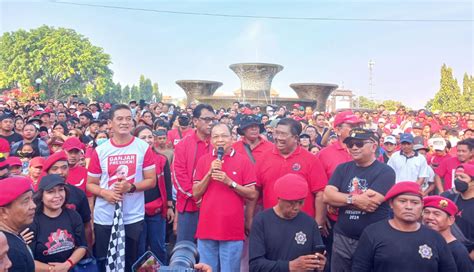 NUSABALI PDIP Bali Gelar Creative Fun Walk Ganjar Mahfud