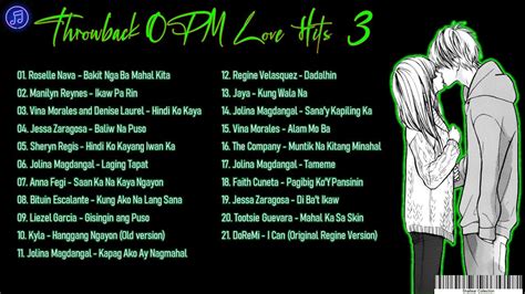 Throwback Opm Love Songs Hits Youtube