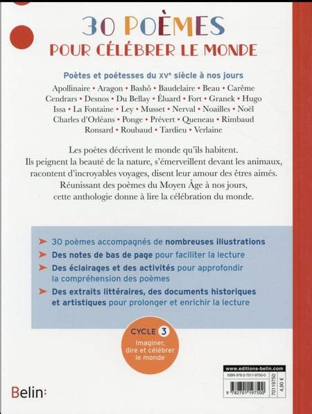 Po Mes Pour C L Brer Le Monde Collectif Livre