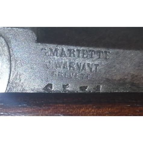 Carabine Mariette Warnant 9mm Armurerie Nimoise