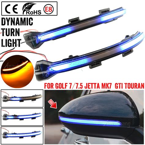 For Vw Golf Vii Mk Jetta Mk Touran Dynamic Turn Signal Led Side