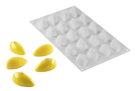 MOLDE DE SILICON QUENELLE 10 SILIKOMART Eurobakery