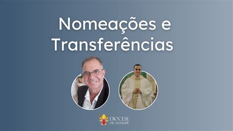 Transferências do Clero Diocese de Guaxupé