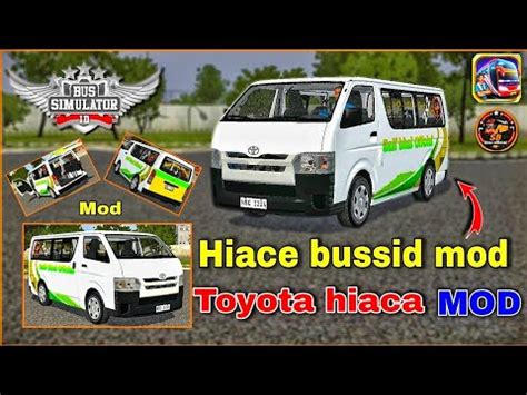 How To Bussid Hiace Mod Toyota Hiace Mod Bussid Uv Express Bus