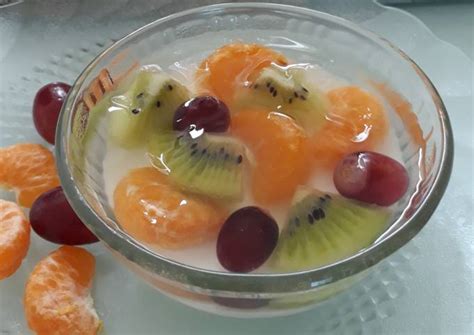 Resep Puding Susu Topping Buah Oleh Lulus Iswati Cookpad