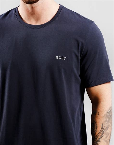 Boss Mix And Match T Shirt R Dark Blue Terraces Menswear