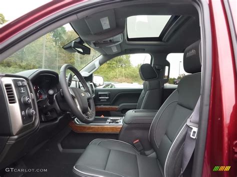 Dark Ash/Jet Black Interior 2017 Chevrolet Silverado 1500 High Country Crew Cab 4x4 Photo ...