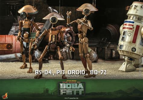 Hot Toys波巴費特之書R D Pit DroidBD 比例收藏套組 機器人好幫手駕到