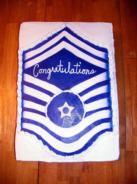 Sr. Msgt Retirement Cake - CakeCentral.com