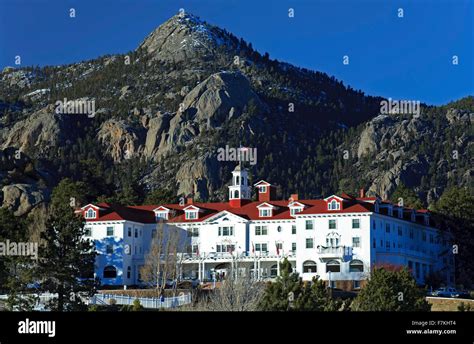 The Stanley Hotel Estes Park Colorado Usa Stock Photo Alamy