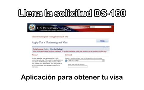 Checa El Paso A Paso Para Llenar Tu Formulario DS 160
