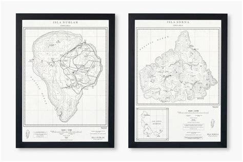 Jurassic Park Map Minimalist Poster Isla Nublar Movie Film Etsy Uk