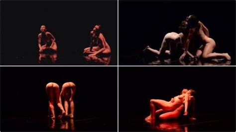 Nude Art Performance Public Body Art Sport Theater Yoga