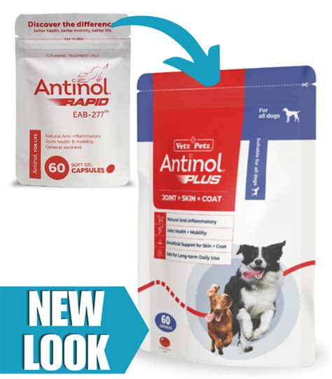 Antinol Rapid Plus 安適得 速效版 犬用關節青口油精華 60粒裝 澳洲直送 平行進口 最佳食用日期至012