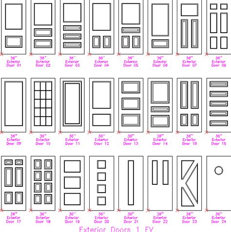 Doors DWG Block for AutoCAD • Designs CAD