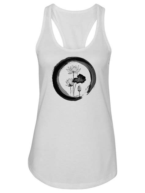 Black Enso Zen Circle Tank Women Image By Shutterstock Female Large