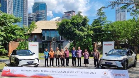 65 Unit Mobil Listrik BZ4X Jadi Kendaraan Resmi KTT ASEAN 2023 Di