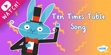 Ten Times Table Song Hecho Por Educadores Twinkl