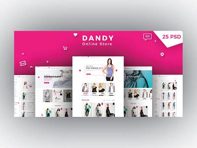 Ecommerce Psd Template designs, themes, templates and downloadable ...