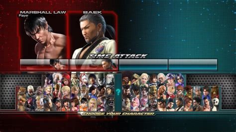 Tekken Tag Tournament 2 Baek Doo San Marshall Law YouTube