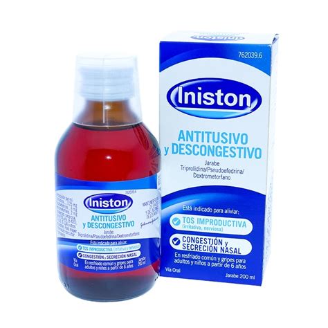 Iniston En Jarabe Ml Antitusivo Y Descongestivo Consulta Precio