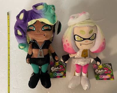 Splatoon 2 Tentacles Pearl And Marina S Size Plush Doll Set Stuffed Toy H