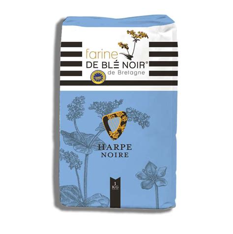 Farine de blé noir IGP Bretagne Harpe Noire 1 Kg Bam courses Vos