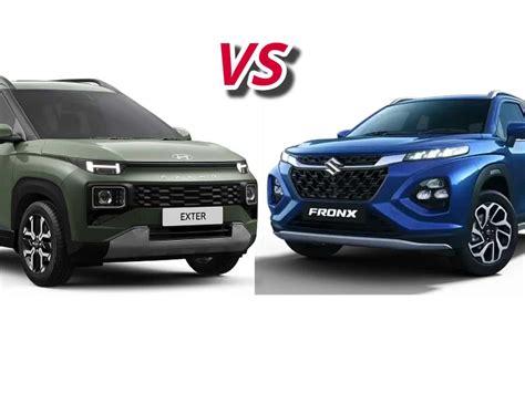 Hyundai Exter Cng Vs Maruti Fronx Cng A Comparison Of Features Zee