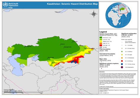 Pdf Kazakhstan Seismic Hazard Distribution Map Whoeuropedataeuro