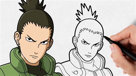 How To Draw Shikamaru Nara Step By Step YouTube