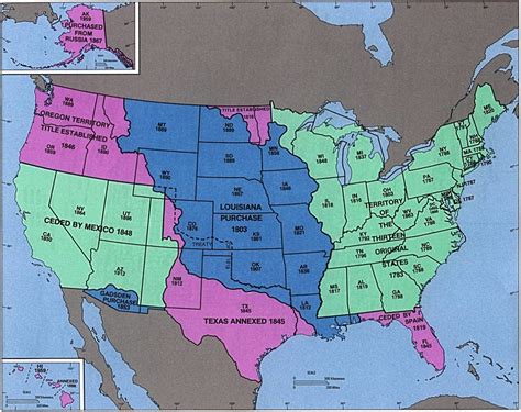 Westward Expansion Map With Cities