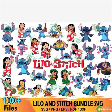 200 Lilo And Stitch Svg Bundle Disney Svg Stitch Svg July 2024