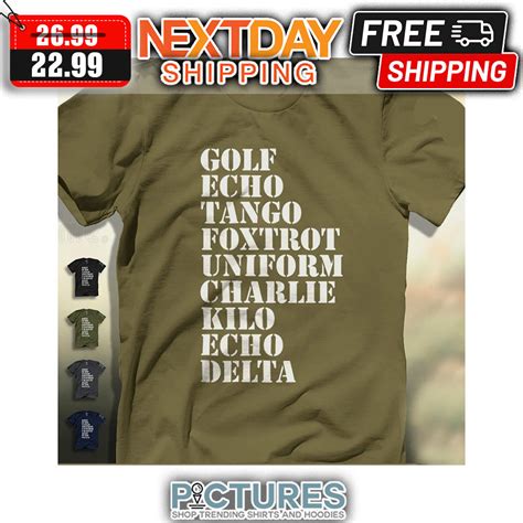 Free Shipping Golf Echo Tango Foxtrot Uniform Charlie Kilo Echo Delta