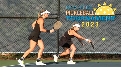 Nocatees 1st Annual Pickleball Tournament Pickleball Youtube