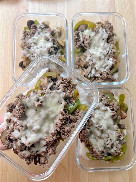 Philly Cheesesteak Inspired Meal Prep TeacherTastes